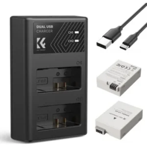 K&F Concept LP-E17 Dual Battery + Charger