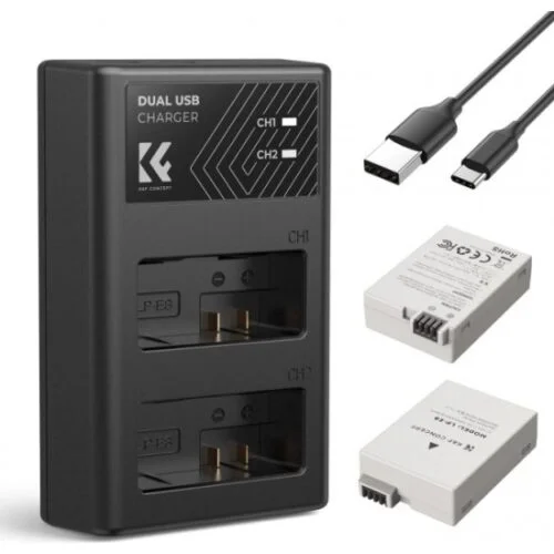 K&F Concept LP-E17 Dual Battery + Charger