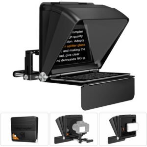 LENSGO TC7II Portable Ultimate Teleprompter Kit for Smartphones and Cameras