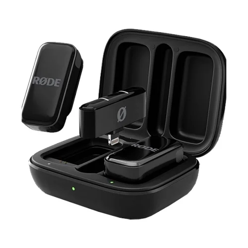 RODE Wireless Micro 2-Person Ultracompact Wireless Microphone System (Lightning, Black)