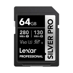 Lexar Professional 64GB SILVER PRO SDXC UHS-II Memory Card