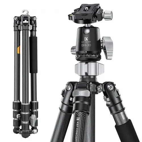 K&F X-Series 1.72m Carbon Fiber Ball Head Tripod plus Monopod